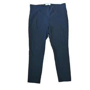 M.M. Lafleur Trouser Dress Pants‎ Women Plus Size +2 Blue High Rise Stretch